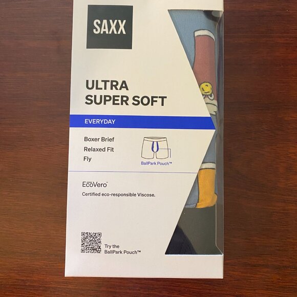 SAXX ULTRA Christmas Boxer Briefs with Fly “Brewdolph" - Picture 3 of 4